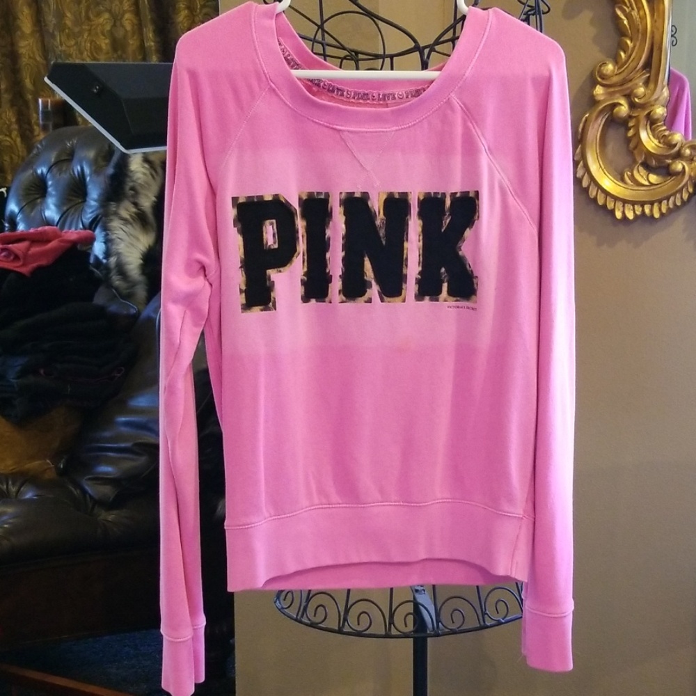 Pink Sweat suit L top M pants